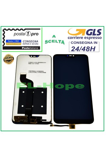 PANTALLA LCD PARA XIAOMI MI A2 LITE Redmi 6 Pro PANTALLA TÁCTIL PANTALLA DE CRISTAL NEGRO