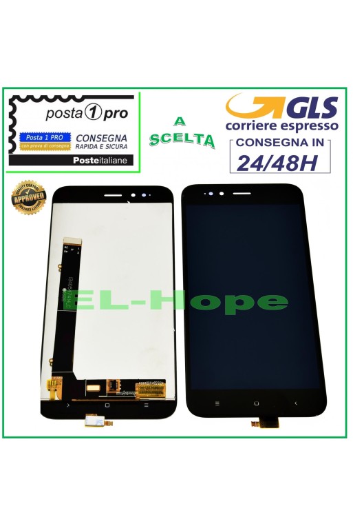 PANTALLA LCD PARA XIAOMI MI 5X A1 MI5X MIA1 MDG2 PANTALLA TÁCTIL PANTALLA DE CRISTAL NEGRO