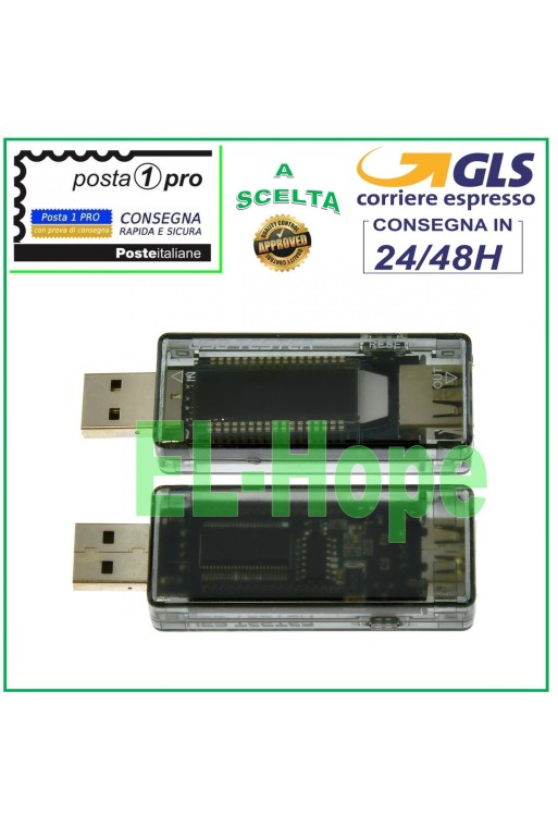 COMPROBADOR USB DETECTOR DE VOLTAJE Y CORRIENTE CARGADOR DE BATERÍA VOLTÍMETRO AMPERÍMETRO