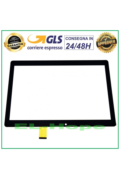 PANTALLA TÁCTIL DE VIDRIO MAJESTIC TAB 711 4G 10.1 TABLET DIGITALIZADOR ORIGINAL NEGRO