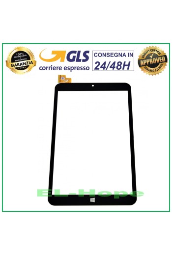 PANTALLA TÁCTIL MEDIACOM WinPad 8.0 W801 3G M-WPW801 DIGITALIZADOR ORIGINAL NEGRO