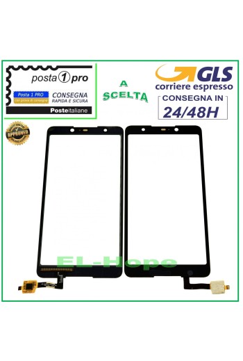 PANTALLA TÁCTIL CRISTAL WIKO LENNY 5 DIGITALIZADOR CRISTAL NEGRO 5.7