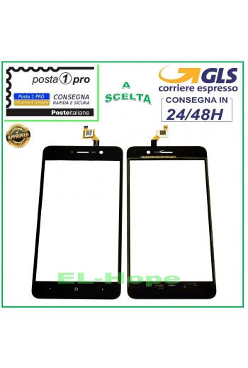 PANTALLA TÁCTIL CRISTAL WIKO LENNY 4 DIGITALIZADOR CRISTAL NEGRO 5.0