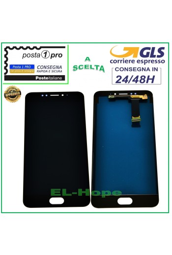 PANTALLA LCD PARA MEIZU MX6 M685H PANTALLA TÁCTIL CRISTAL MONITOR PANTALLA NEGRA
