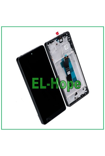 PANTALLA LCD TÁCTIL OLED PARA XIAOMI REDMI NOTE 13 PRO 4G 23117RA68G MARCO NEGRO