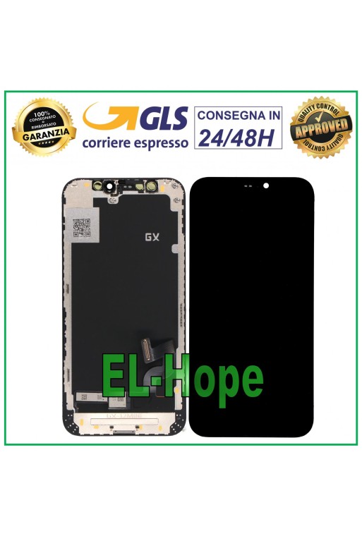 PANTALLA LCD OLED GX ORIGINAL PARA APPLE IPHONE 12 MINI PANTALLA TÁCTIL CRISTAL NEGRO