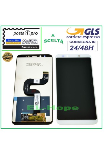 PANTALLA LCD PARA XIAOMI Mi A2 MiA2 Mi6X 6X PANTALLA TÁCTIL PANTALLA DE CRISTAL BLANCO