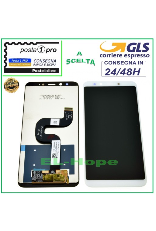 PANTALLA LCD PARA XIAOMI Mi A2 MiA2 Mi6X 6X PANTALLA TÁCTIL PANTALLA DE CRISTAL BLANCO