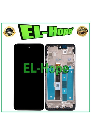 PANTALLA LCD + MARCO PARA MOTOROLA MOTO G 5G 2022 PANTALLA TÁCTIL CRISTAL NEGRO