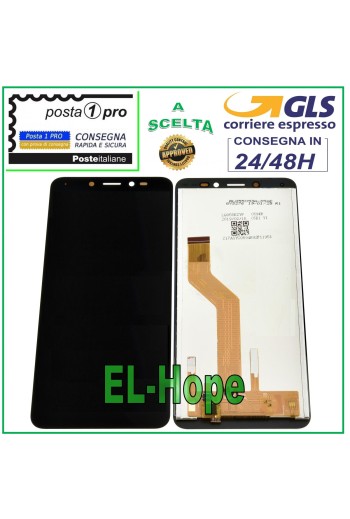 PANTALLA LCD PARA WIKO SUNNY 3 PLUS PANTALLA TÁCTIL CRISTAL MONTADO NEGRO