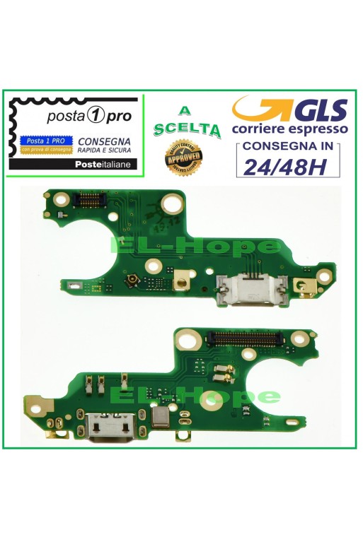 CONECTOR DE CARGA NOKIA 6 N6 TA-1021 TA-1033 + BASE DE MICRÓFONO PCB CARGA USB