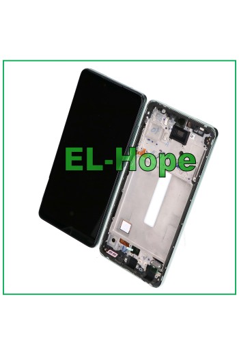 PANTALLA LCD OLED PARA SAMSUNG GALAXY A52 5G 2021 SM-A525F A526B MARCO TÁCTIL VERDE