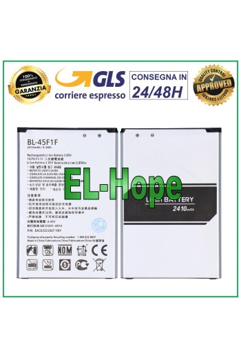 Batería BL-45F1F para LG K4 2017 M160 K8 2017 M200 M210 MS210 2410 mAh