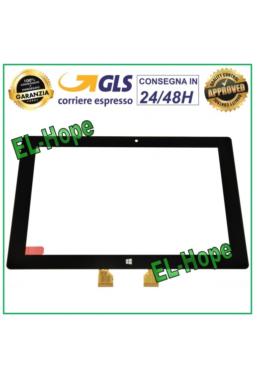 PANTALLA TÁCTIL DE VIDRIO MEDIACOM WINPAD 10.1 M-WPW100 WPW100E WPW101 WPW101E NEGRO