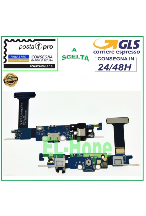 CONECTOR DE CARGA SAMSUNG GALAXY S6 EDGE G925 SM-G925F MICRÓFONO JACK DE CARGA