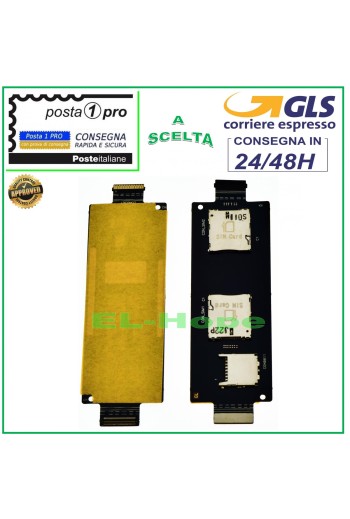 LECTOR SIM + MICRO SD ASUS ZENFONE 2 ZE551ML ZE550ML Z00AD Z008D LECTOR DE TARJETAS