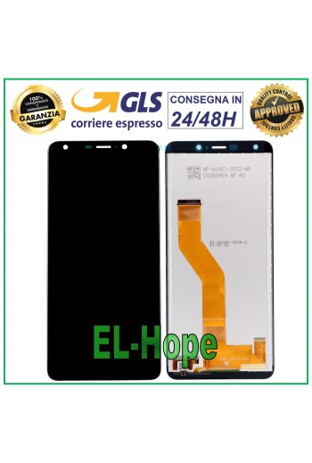 PANTALLA LCD PARA WIKO Y61 W-K560 PANTALLA TÁCTIL CRISTAL MONTADO NEGRO