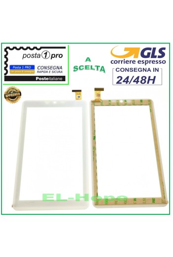 PANTALLA TÁCTIL DE VIDRIO MEDIACOM 745GO SMARTPAD M-MP745GOB ORIGINAL BLANCO