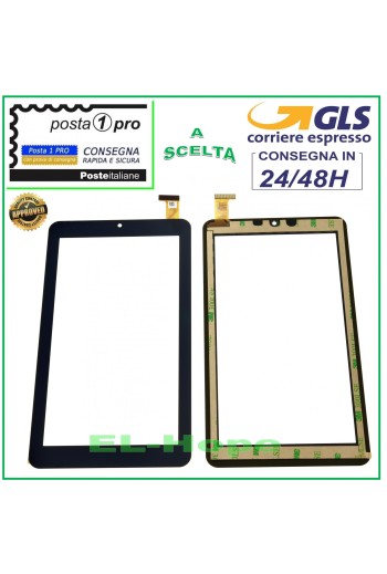 PANTALLA TÁCTIL DE VIDRIO MEDIACOM 745GO SMARTPAD M-MP745GOV ORIGINAL NEGRO
