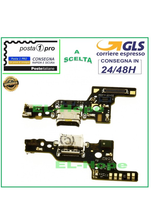 CONECTOR DE CARGA HUAWEI P9 EVA-L09 BASE PARA MICRÓFONO JACK TIPO C CARGA USB