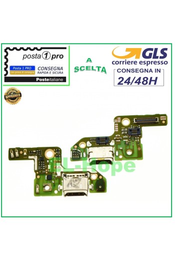 CONECTOR DE CARGA HUAWEI HONOR 8 FRD-L09 BASE PARA MICRÓFONO PCB CARGA USB TIPO C