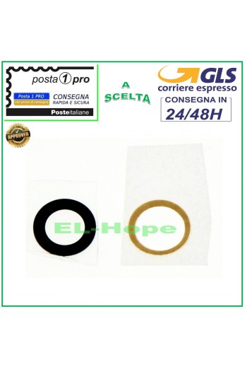 CRISTAL CRISTAL LENTE CÁMARA TRASERA IPHONE 6 G 6S LENTE CÁMARA ADHESIVO DOBLE CARA