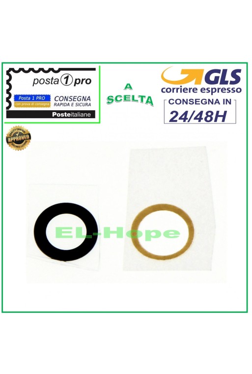 CRISTAL CRISTAL LENTE CÁMARA TRASERA IPHONE 6 G 6S LENTE CÁMARA ADHESIVO DOBLE CARA
