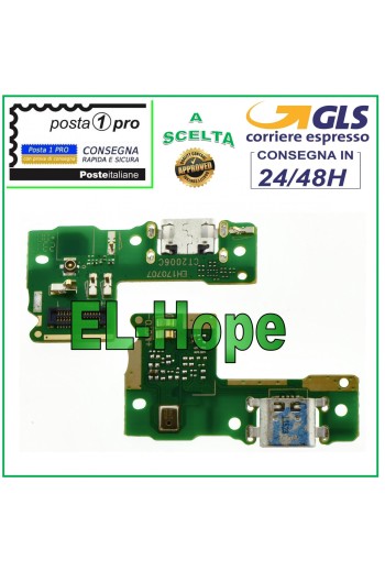 HUAWEI Y6 PRO 2017 CONECTOR DE CARGA + BASE DE MICRÓFONO PCB CARGA MICRO USB