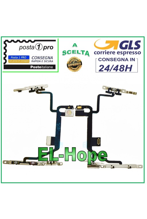 BOTÓN FLEXIBLE DE ENCENDIDO Y APAGADO PARA APPLE IPHONE 8 VOLUMEN FLASH MICRÓFONO