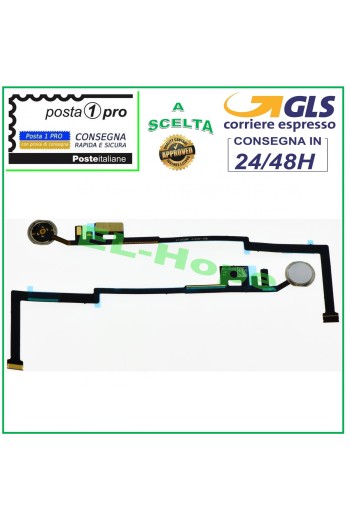 BOTÓN INICIO PLANO FLEXIBLE PARA IPAD 6 2018 821-01006 A1893 A1953 A1954 BLANCO CENTRAL