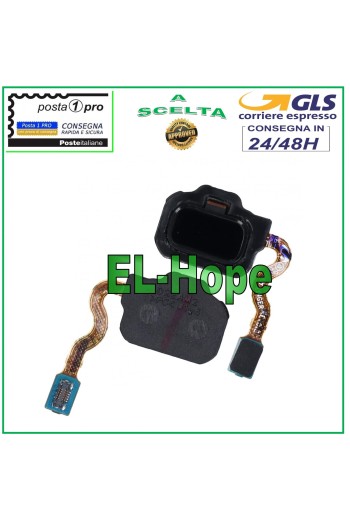 BOTÓN DE INICIO PARA SAMSUNG GALAXY S8 SM-G950F SENSOR DE HUELLAS DACTILARES NEGRO