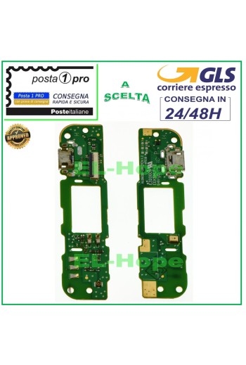 CONECTOR DE CARGA HTC DESIRE 626 626G + BASE DE MICRÓFONO PCB CARGA MICRO USB 
