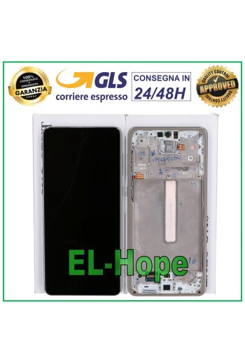 PANTALLA TÁCTIL LCD ORIGINAL SAMSUNG GALAXY A73 5G 2022 SM A736 B MARCO BLANCO