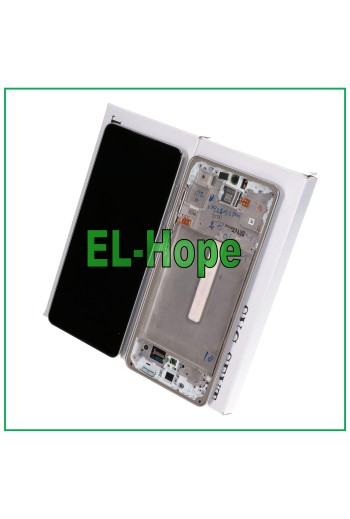 PANTALLA TÁCTIL LCD ORIGINAL SAMSUNG GALAXY A73 5G 2022 SM A736 B MARCO BLANCO