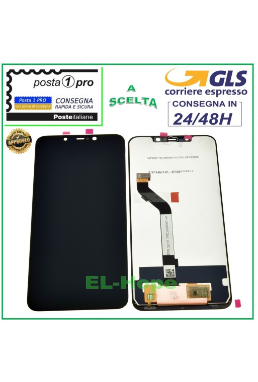 PANTALLA LCD PARA XIAOMI POCOPHONE F1 M1805E10A PANTALLA TÁCTIL CRISTAL NEGRO