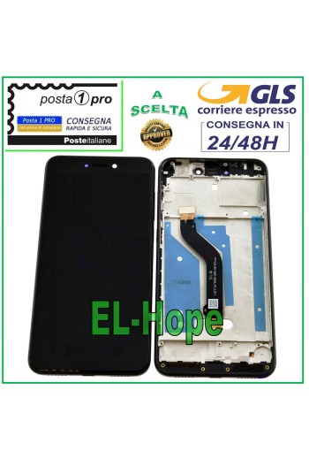MARCO DE PANTALLA TÁCTIL LCD PARA HUAWEI P8 LITE 2017 PRA-LA1 LX1 LX3 NEGRO