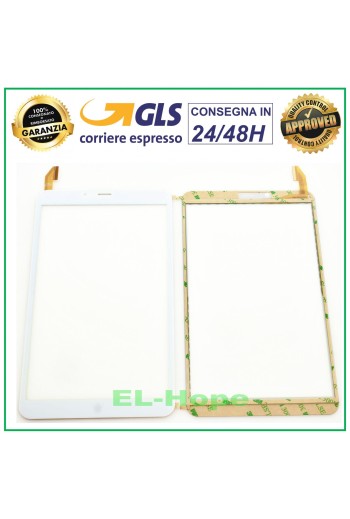 PANTALLA TÁCTIL DE VIDRIO MEDIACOM SMARTPAD IYO 8 M-SP8AY M-SP8BY BLANCO