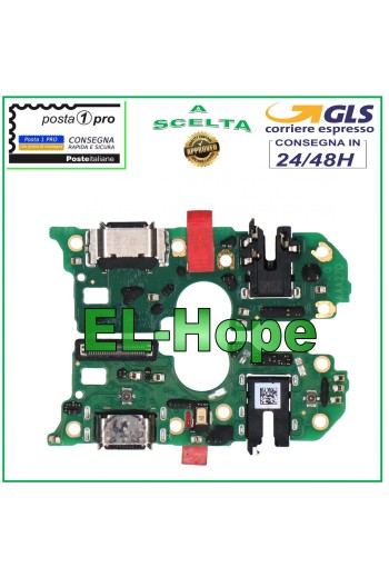 Conector de carga para OPPO A57, A57S, A77, A77S, base de carga con micrófono tipo C