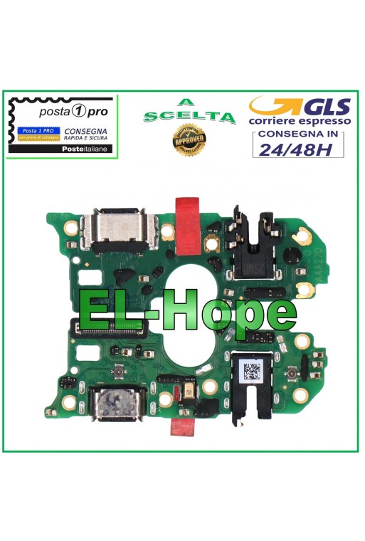Conector de carga para OPPO A57, A57S, A77, A77S, base de carga con micrófono tipo C