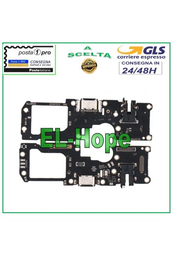Conector de carga para base de carga con micrófono tipo C para OPPO RENO 7 4G