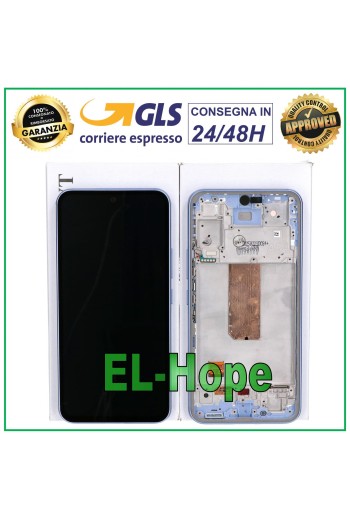 PANTALLA LCD TÁCTIL 100% ORIGINAL SAMSUNG GALAXY A54 5G 2023 SM-A546 MARCO MORADO
