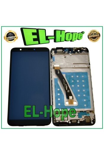 MARCO DE PANTALLA LCD PARA HUAWEI P SMART FIG-LX1 LX2 LX3 ENJOY 7S PANTALLA TÁCTIL NEGRO
