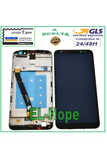MARCO DE PANTALLA LCD PARA HUAWEI MATE 10 LITE RNE-L01 L21 NOVA 2i PANTALLA TÁCTIL NEGRO