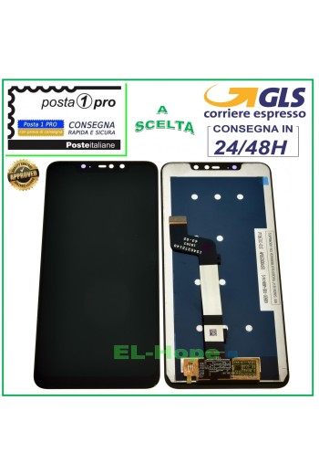 PANTALLA LCD PARA XIAOMI REDMI NOTE 6 PRO MONITOR DE PANTALLA TÁCTIL CRISTAL NEGRO
