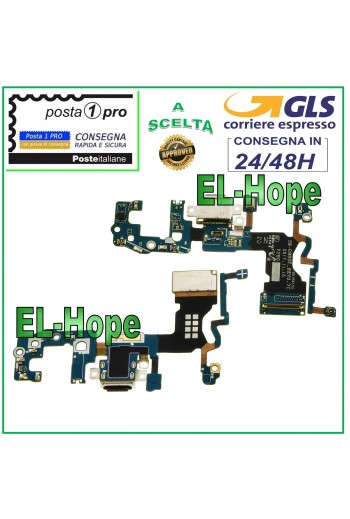 Conector de carga y base para micrófono Samsung Galaxy S9 SM-G960F Original
