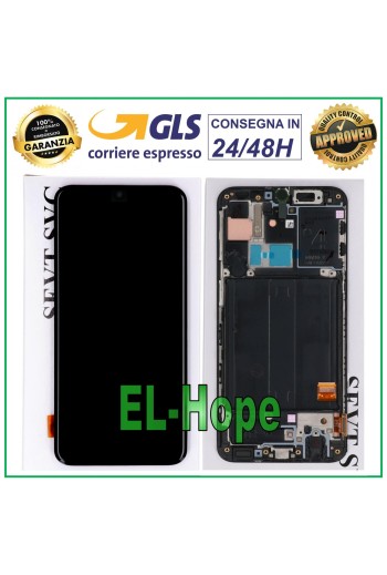 MARCO LCD ORIGINAL PANTALLA SAMSUNG GALAXY A40 SM A405 F PANTALLA TÁCTIL CRISTAL NEGRO