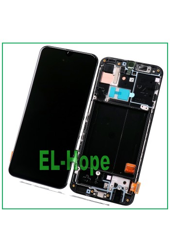 MARCO LCD ORIGINAL PANTALLA SAMSUNG GALAXY A40 SM A405 F PANTALLA TÁCTIL CRISTAL NEGRO