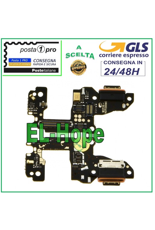 CONECTOR DE CARGA HUAWEI P30 ELE-L09 ELE-L29 BASE PARA MICRÓFONO CARGA USB TIPO C