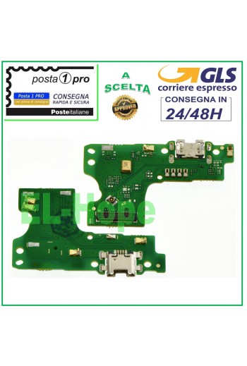 CONECTOR DE CARGA HUAWEI Y6 2019 MRD-LX1 LX2 BASE PARA MICRÓFONO CARGA MICRO USB