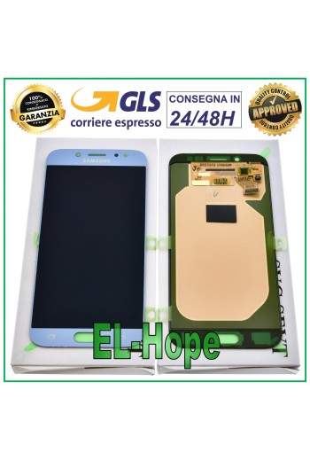 PANTALLA LCD ORIGINAL SAMSUNG GALAXY J7 2017 SM J730 F PANTALLA TÁCTIL AZUL PLATA